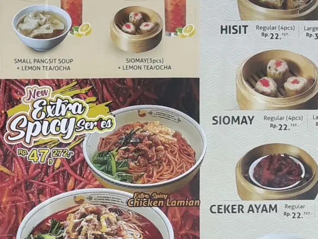 Harga menu Golden Lamian terbaru 2022-2023 di Jakarta,Jakarta