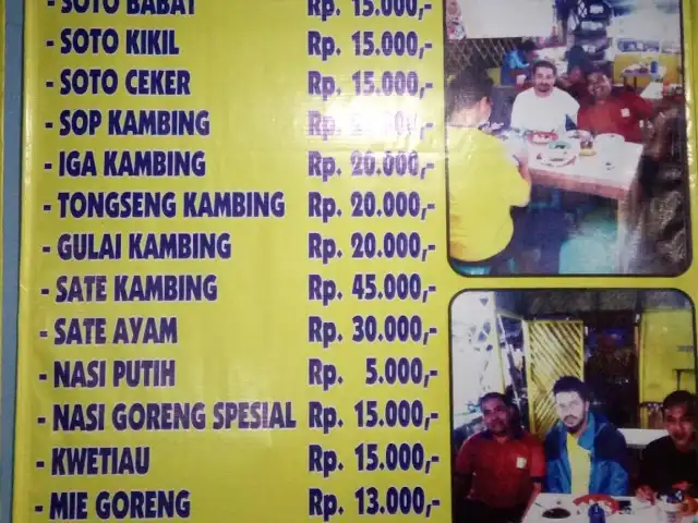 Gambar Makanan Soto dan Sop Kepala kambing Kang maman 6