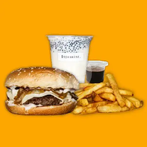 Gambar Makanan Dopeamine Burger, Parasitologi 4
