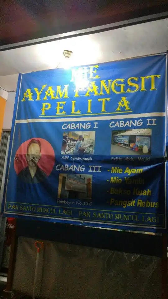 Mie Ayam Pangsit Pelita Santo Muncul Lagi