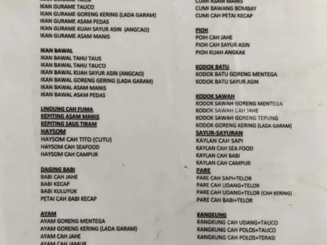 Gambar Makanan Masakan Tio Ciu Anam 1