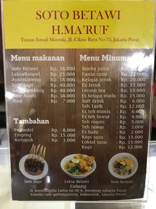 Gambar Makanan Soto Betawi H. Ma'ruf 14