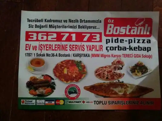 Öz Bostanlı Pide Pizza'nin yemek ve ambiyans fotoğrafları 3