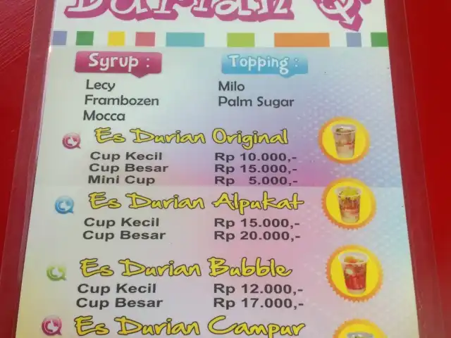 Es Durian Medan