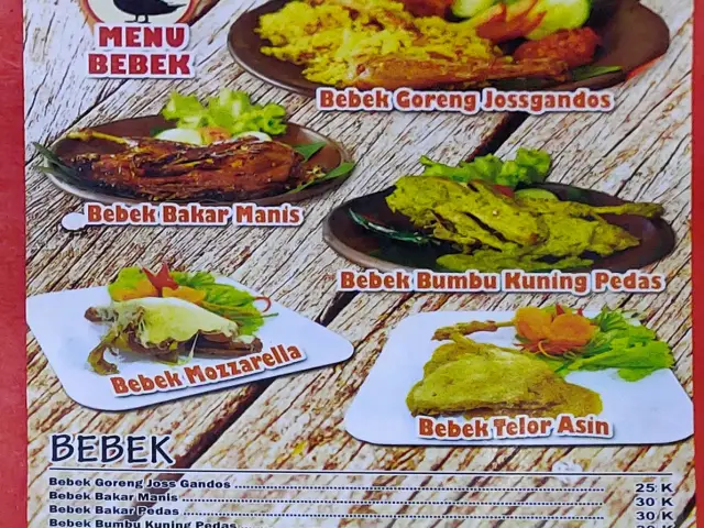 Gambar Makanan Bebek Joss Gandos 2