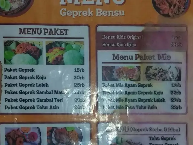 Gambar Makanan Geprek Bensu 3