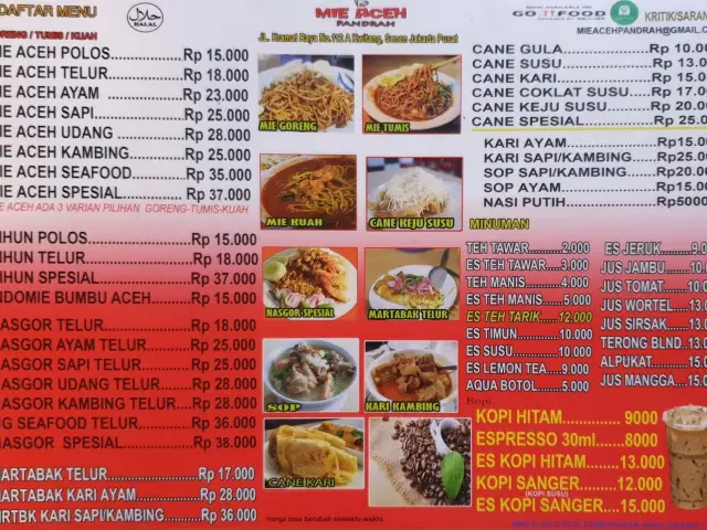 Gambar Makanan Mie Aceh Pandrah 1