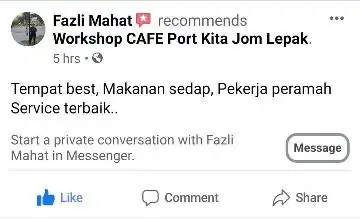 WORKSHOP CAFE Port Kita Jom Lepak