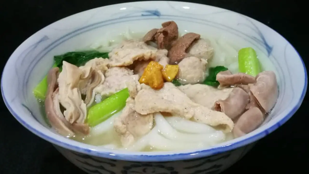 Pork Noodles @ Ah Tan White Coffee