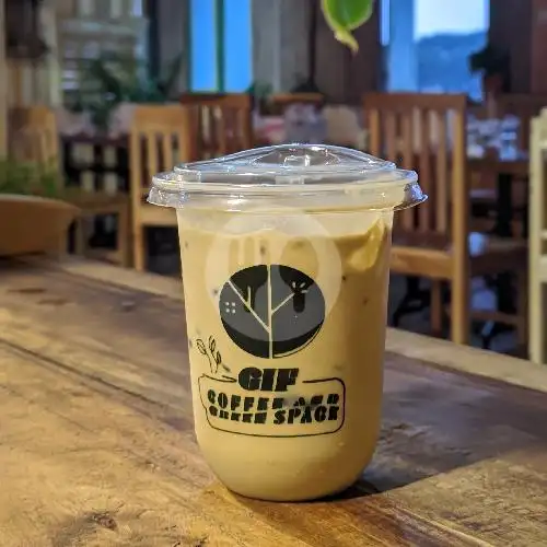 Gambar Makanan GIF Coffee and Green Space 2