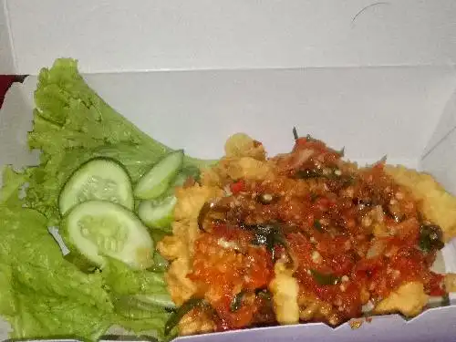 Ayam Geprek/Fillet geprek si MOTOX Teh Iya