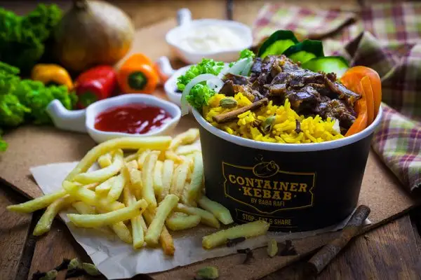 Container Kebab Food Photo 3
