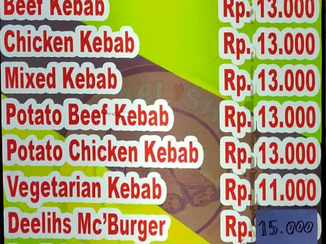 Gambar Makanan Deelish Kebab 1