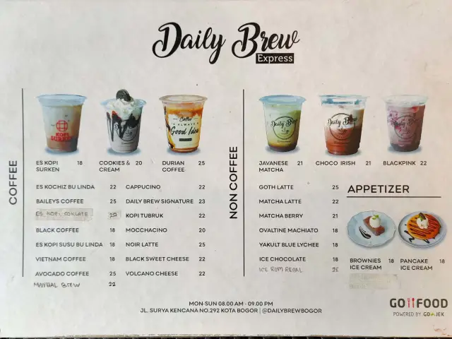 Gambar Makanan Daily Brew Express 20