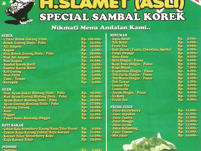 Gambar Makanan BebekGorengH.Slamet 3