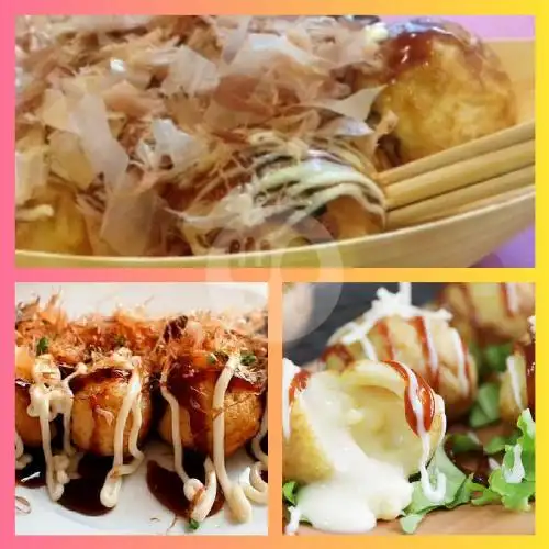Gambar Makanan Topokki, Takoyaki, Okonomiyaki dan Pisang Keju Adikkaka, Ibu Ganirah 5