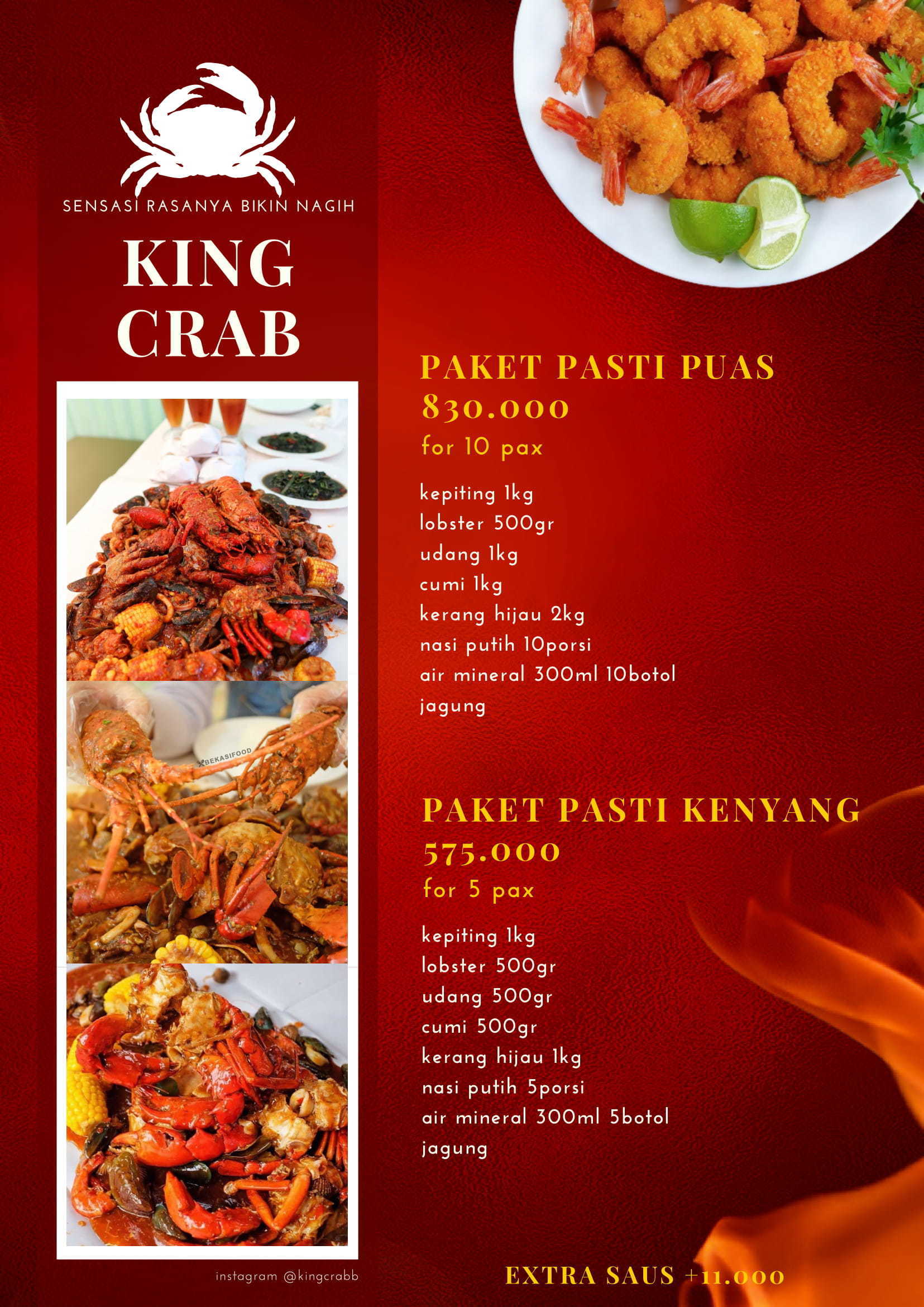 King Crab terdekat Restoran dan Tempat Makan Indonesia terdekat di