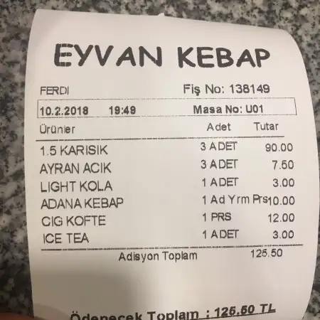 Eyvan Kebap'nin yemek ve ambiyans fotoğrafları 51