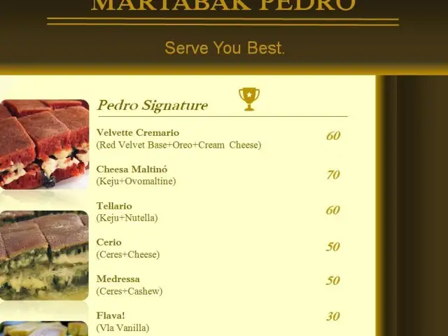 Gambar Makanan Martabak Pedro 1