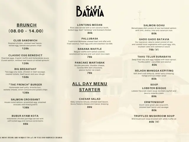 Gambar Makanan Cafe Batavia 1
