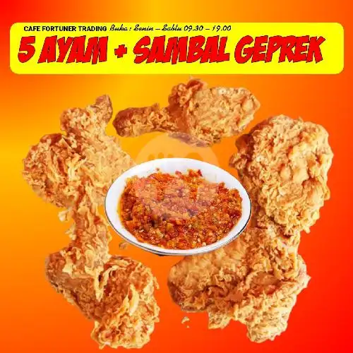 Gambar Makanan Ayam Geprek Cafe Fortuner Trading, Ruko City Hall 4