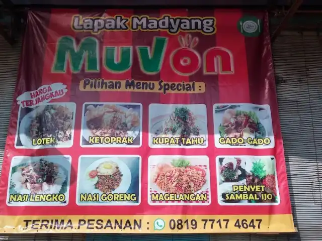 Lotek, Nasi lengko, Gado2, Kupat tahu, Ketoprak - MuVon Nitipuran