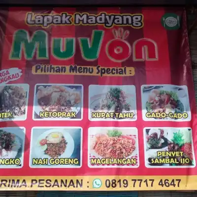 Lotek, Nasi lengko, Gado2, Kupat tahu, Ketoprak - MuVon Nitipuran