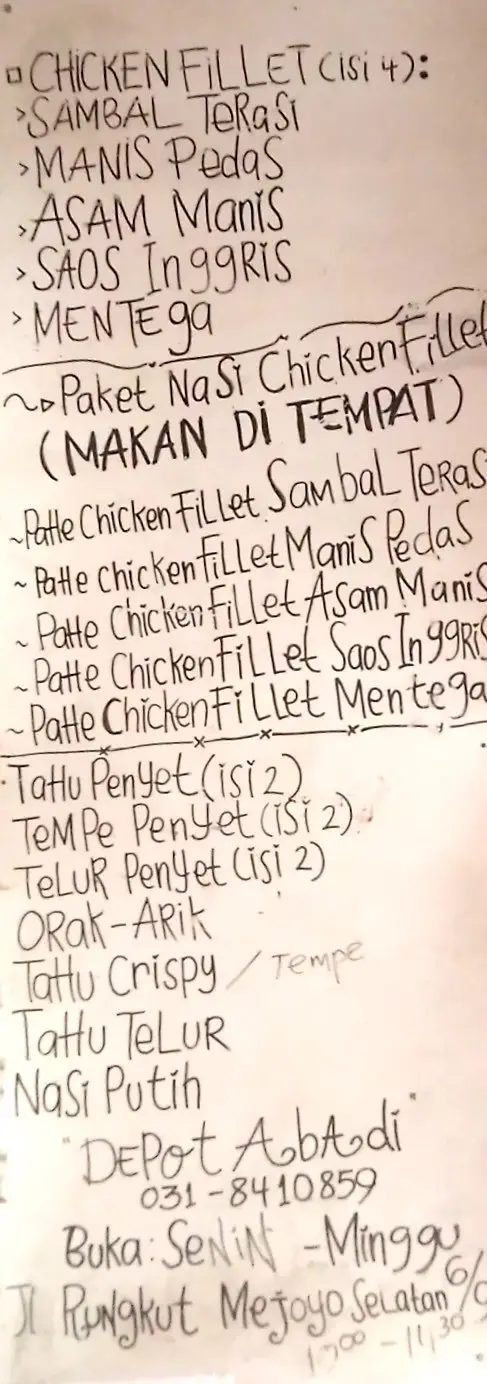 Chicken Fillet Abadi