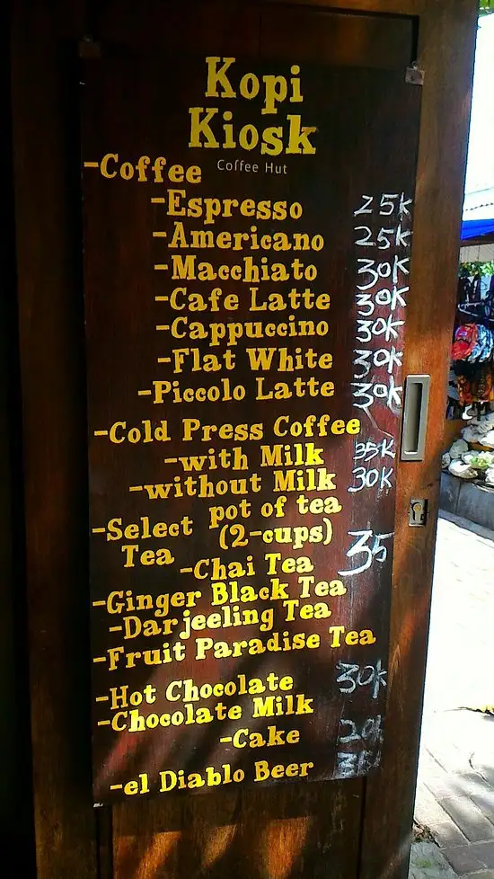 Gambar Makanan Kopi Kiosk Coffee Hut 13