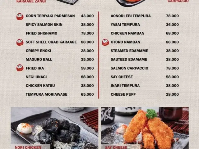 Gambar Makanan Naminori Izakaya & Sushi Bar 2
