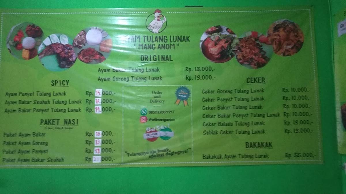 Ayam Tulang Lunak Mang Anom Terdekat Restoran Dan Tempat Makan