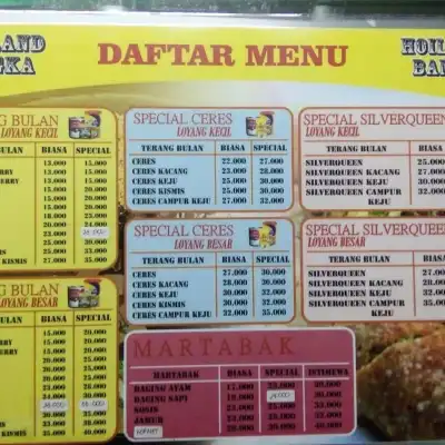 HOILLAND BANGKA " MARTABAK & TERANG BULAN "