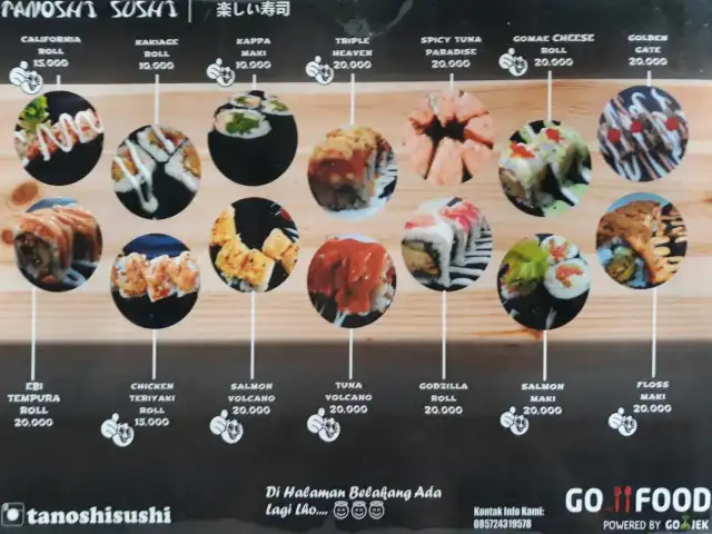 Gambar Makanan Tanoshi Sushi 1