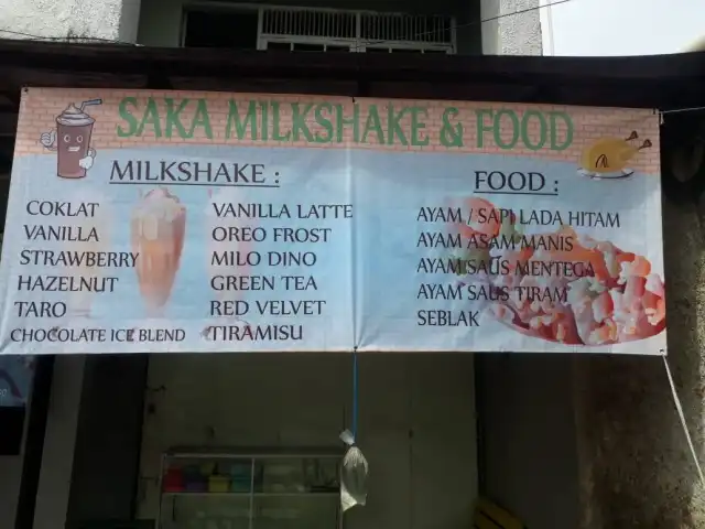 SAKA Food and milkshake