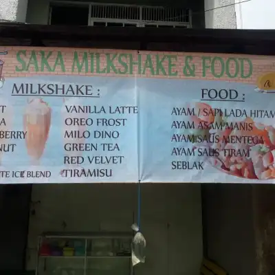 SAKA Food and milkshake