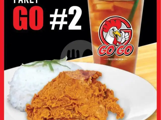 Gambar Makanan Gogo Fried Chicken, Tiara Dewata Food Court 6