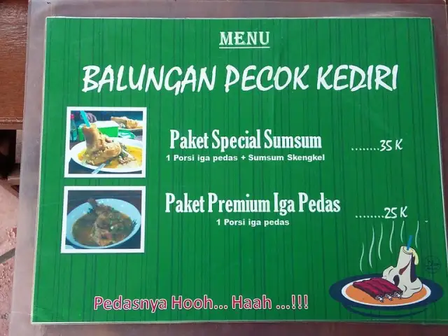 Gambar Makanan Balungan Pecok Pedas 3