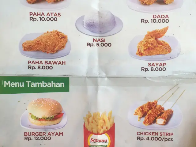 Gambar Makanan Sabana Fried Chicken 1