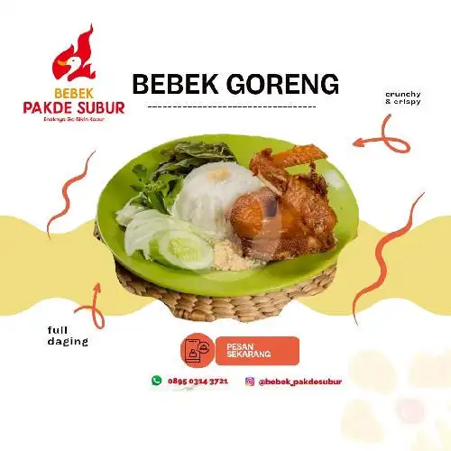 Gambar Makanan Bebek Goreng Pakde Subur 1