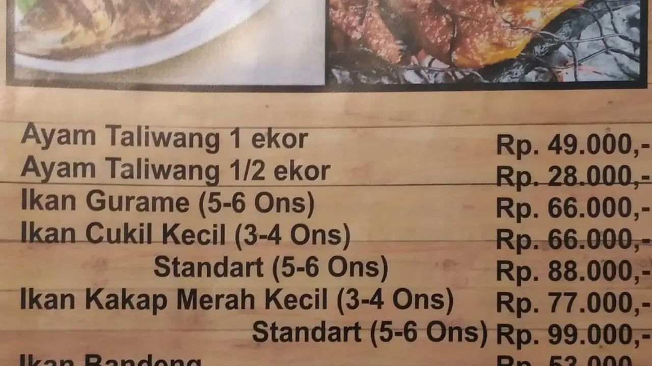 Ayam & Ikan Bakar Taliwang ASLI Khas Lombok