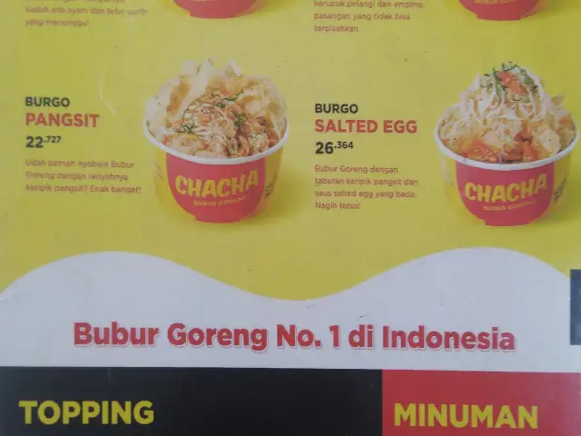 Gambar Makanan Chacha Bubur Goreng 8