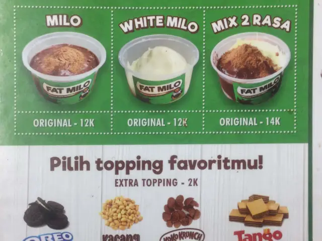 Gambar Makanan Fat Milo 1