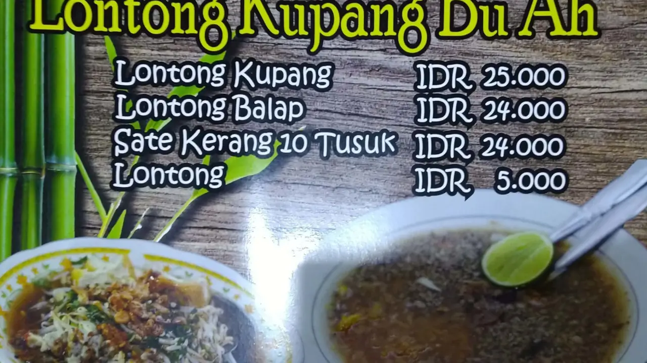 Lontong Kupang Bu Ah