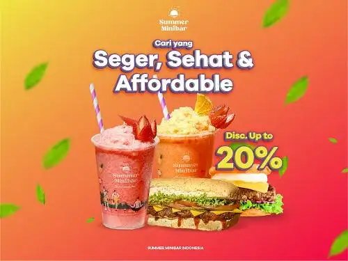Summer Minibar (Healthy Smoothies and Shirataki), Kembangan