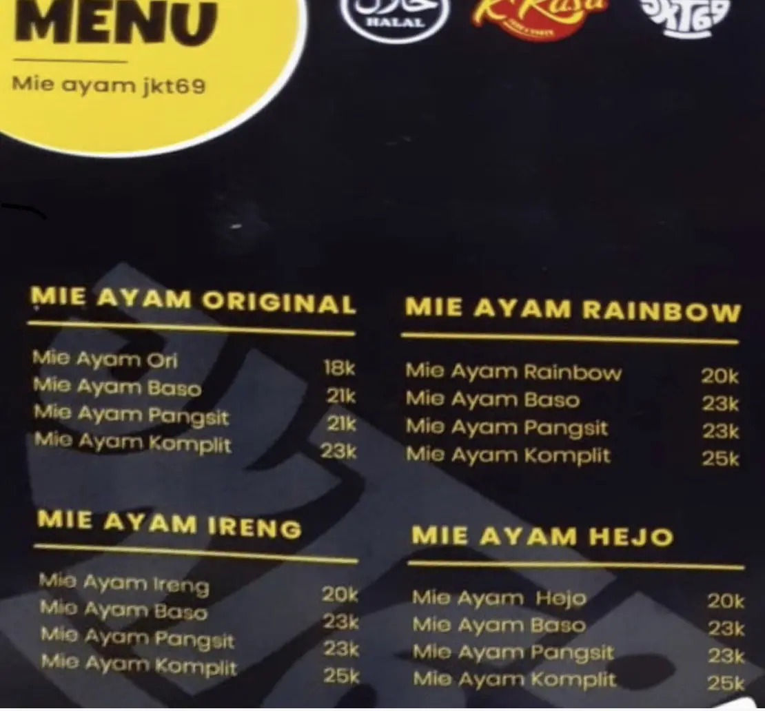 Mie Ayam Jkt 69