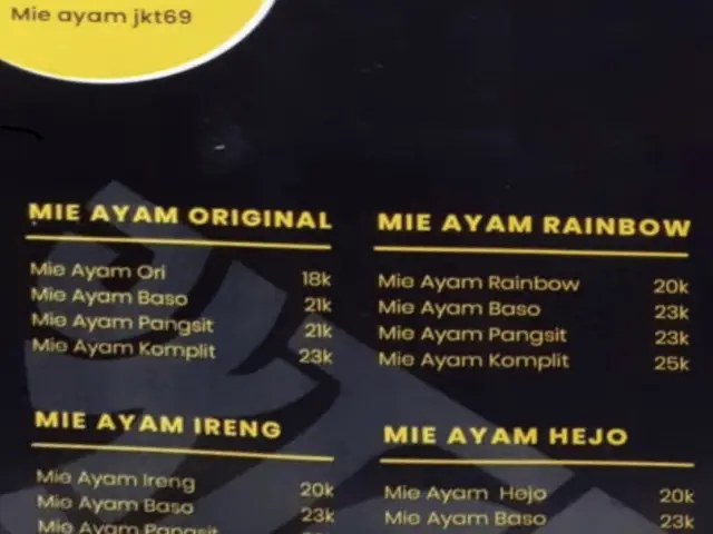 Mie Ayam Jkt 69