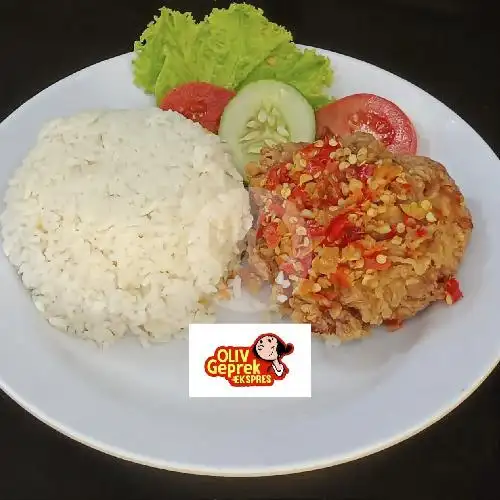 Gambar Makanan Ayam Geprek Oliv, Pasarlama Tangerang 5