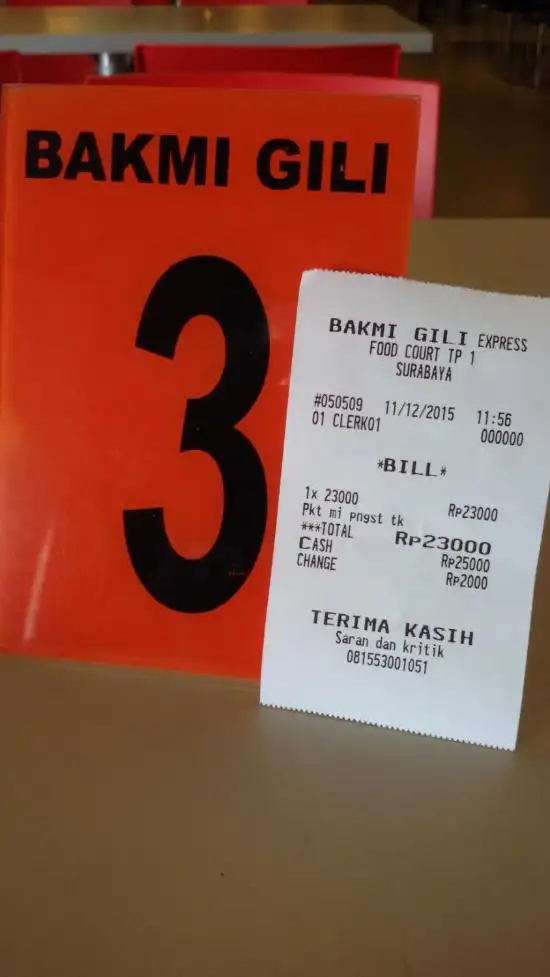 Gambar Makanan Bakmi Gili Restaurant 2