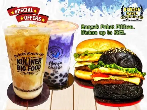 Burger Manja Kopi Boba, Menteng