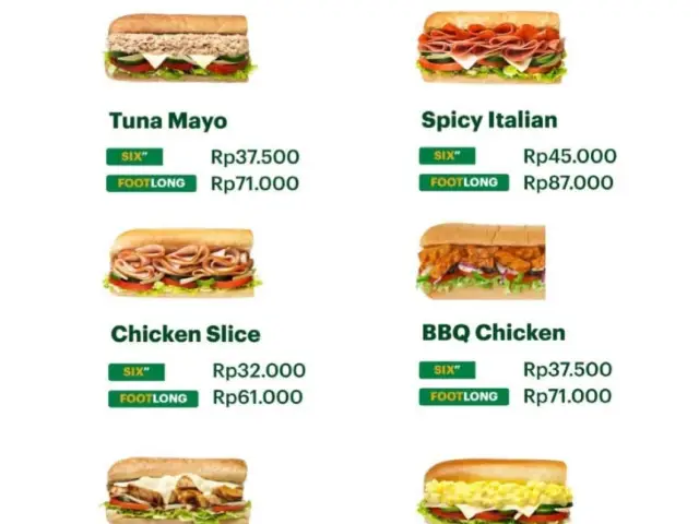 Gambar Makanan Subway 1